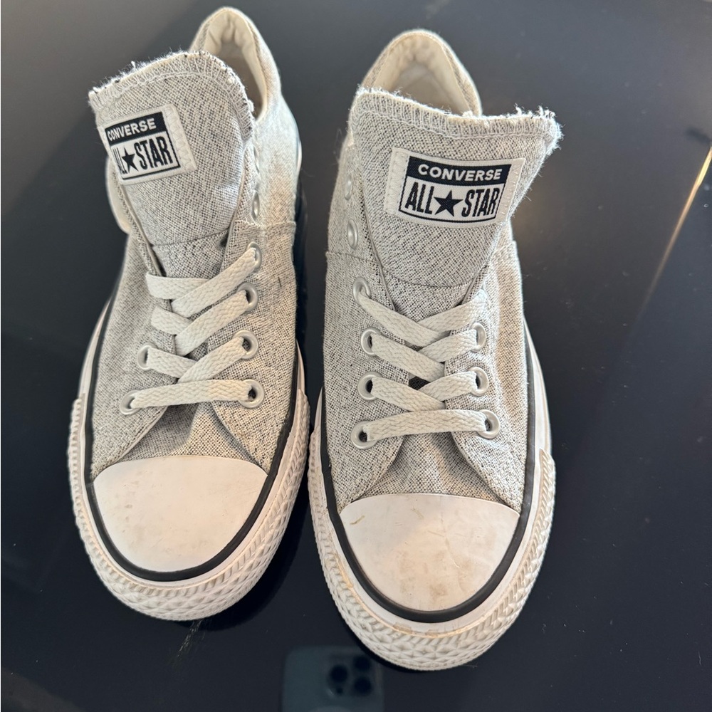 Converse Gray and White low top women’s